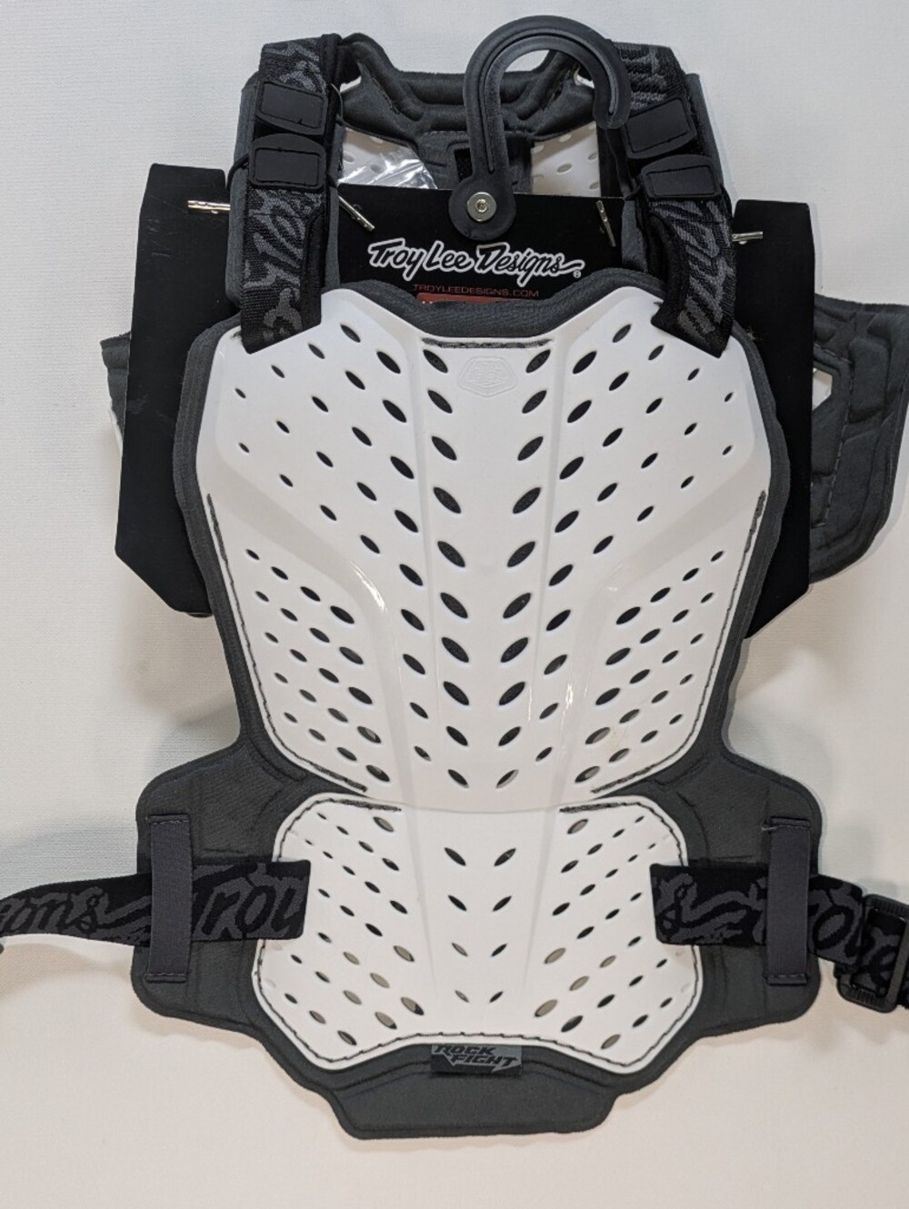 Troy Lee Designs White Chest Protector XS/S